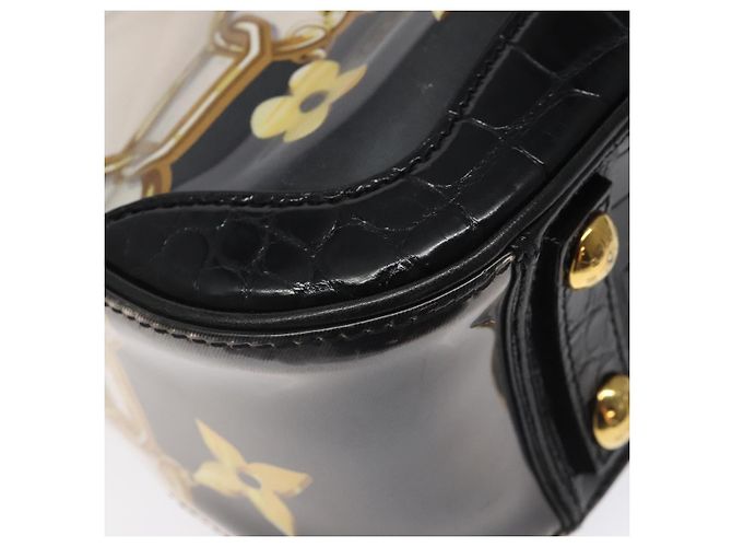 LOUIS VUITTON Borsa a Spalla Charm Sackfrill Monogram Nera M95151 LV Auth 115228V Nero Monogramma - vista 14