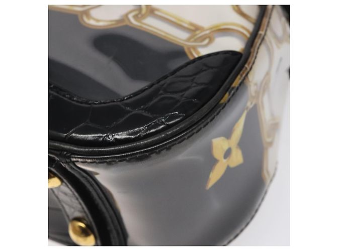 LOUIS VUITTON Borsa a Spalla Charm Sackfrill Monogram Nera M95151 LV Auth 115228V Nero Monogramma - vista 15