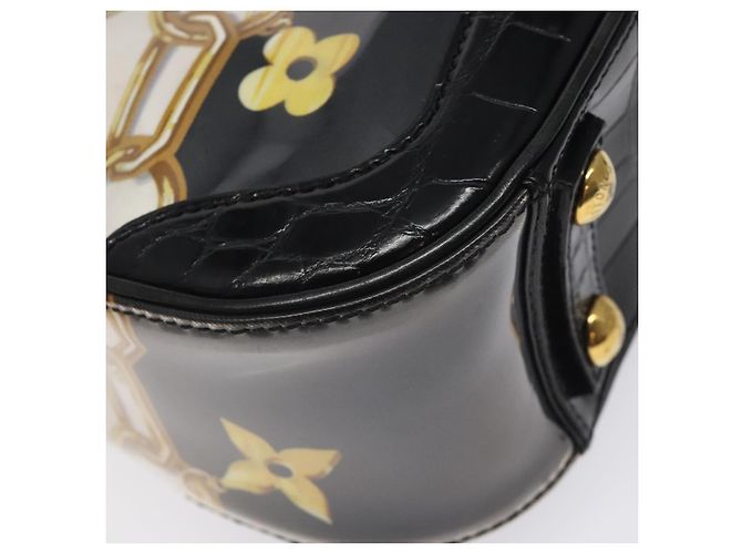 LOUIS VUITTON Borsa a Spalla Charm Sackfrill Monogram Nera M95151 LV Auth 115228V Nero Monogramma - vista 16