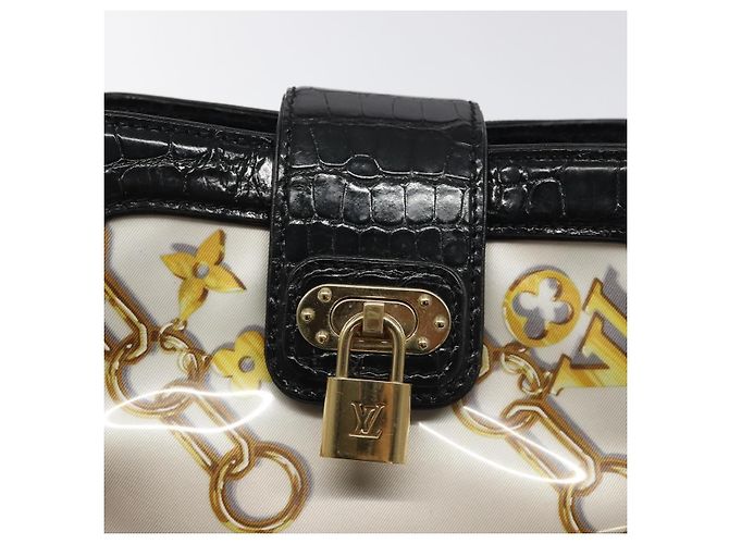 LOUIS VUITTON Borsa a Spalla Charm Sackfrill Monogram Nera M95151 LV Auth 115228V Nero Monogramma - vista 17