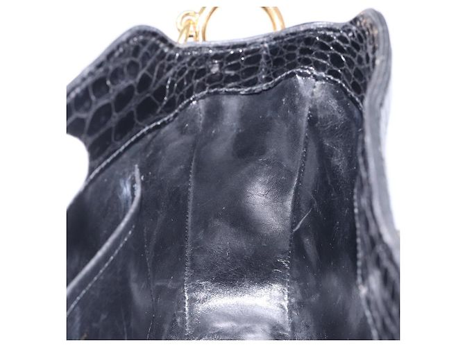 LOUIS VUITTON Borsa a Spalla Charm Sackfrill Monogram Nera M95151 LV Auth 115228V Nero Monogramma - vista 19