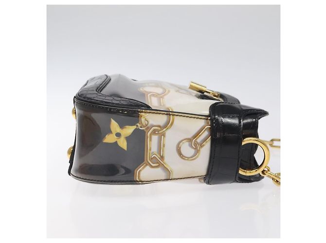 LOUIS VUITTON Borsa a Spalla Charm Sackfrill Monogram Nera M95151 LV Auth 115228V Nero Monogramma - vista 3