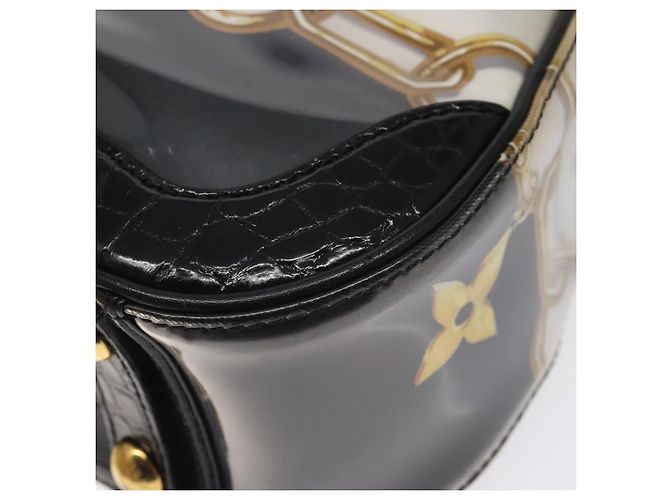 LOUIS VUITTON Borsa a Spalla Charm Sackfrill Monogram Nera M95151 LV Auth 115228V Nero Monogramma - vista 9