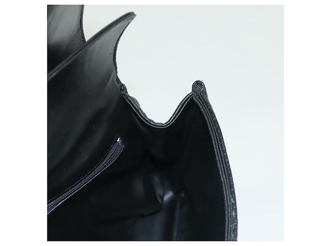 Borsa a spalla BALLY in pelle nera e oro Auth kk523 Nero D'oro - vista 19