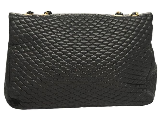 Borsa a spalla BALLY in pelle nera e oro Auth kk523 Nero D'oro - vista 2
