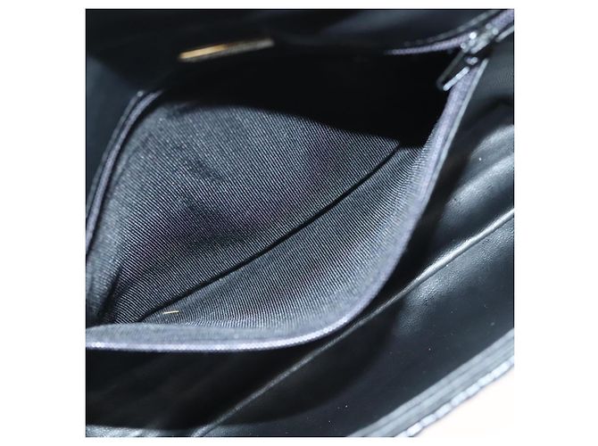 Borsa a spalla BALLY in pelle nera e oro Auth kk523 Nero D'oro - vista 22