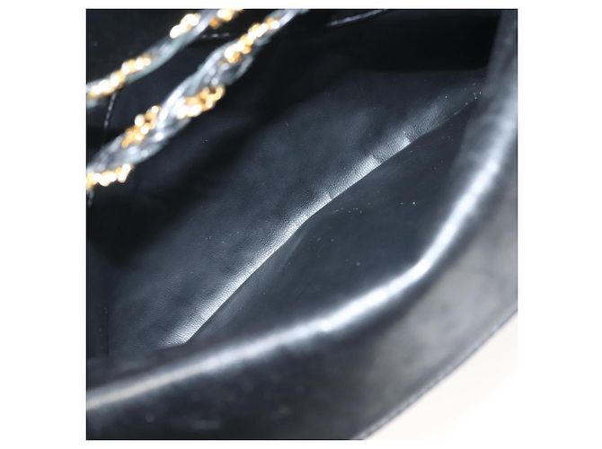 Borsa a spalla BALLY in pelle nera e oro Auth kk523 Nero D'oro - vista 23