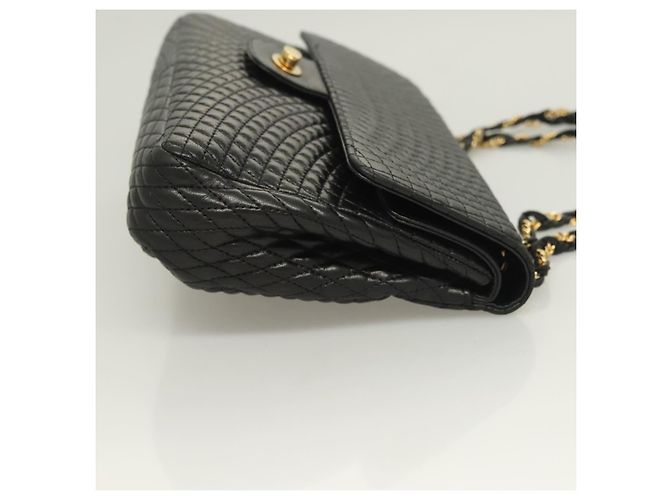 Borsa a spalla BALLY in pelle nera e oro Auth kk523 Nero D'oro - vista 3