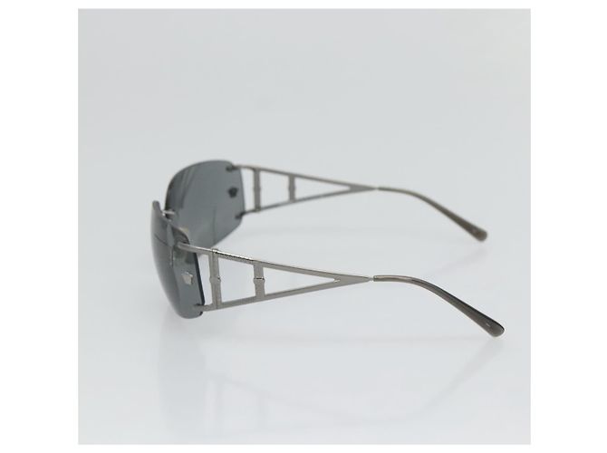 Occhiali da sole VERSACE metallo Argento Auth am8573 - vista 5