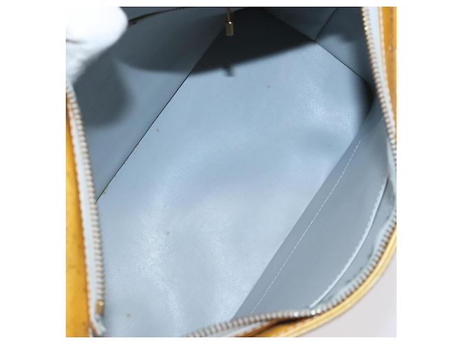 LOUIS VUITTON Monogram Vernis Houston Borsa a Mano Grigia M91053 LV Auth 125776 Grigio - vista 11