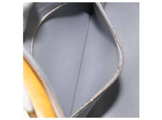 LOUIS VUITTON Monogram Vernis Houston Borsa a Mano Grigia M91053 LV Auth 125776 Grigio - vista 21