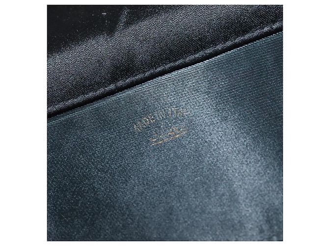 Bolso de Hombro GUCCI Terciopelo Negro Oro Auth BA3030 Dorado - vista 11