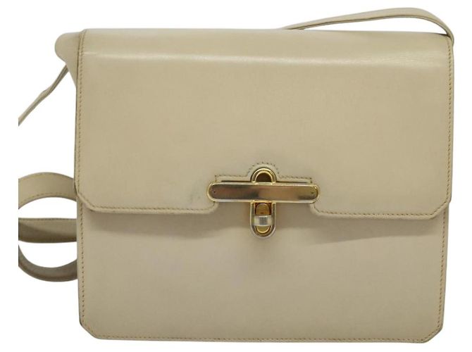 Borsa a Spalla GUCCI in Pelle Crema Oro Auth am8665 D'oro Crudo - vista 13