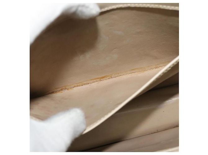 Borsa a Spalla GUCCI in Pelle Crema Oro Auth am8665 D'oro Crudo - vista 22