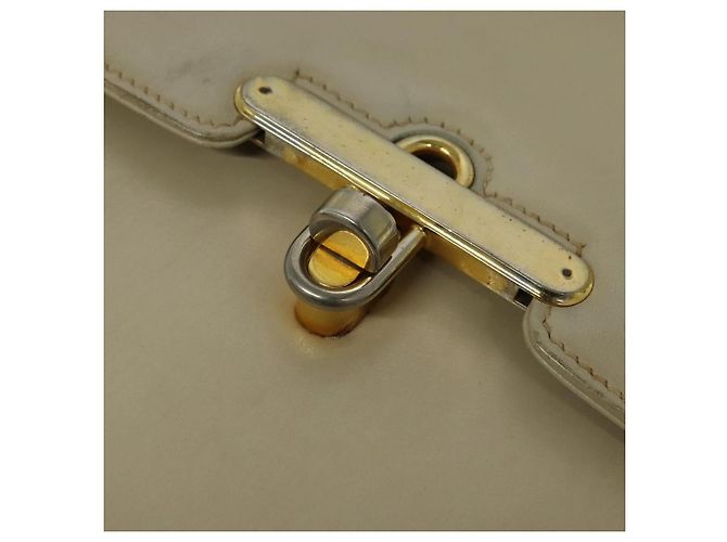 Borsa a Spalla GUCCI in Pelle Crema Oro Auth am8665 D'oro Crudo - vista 9