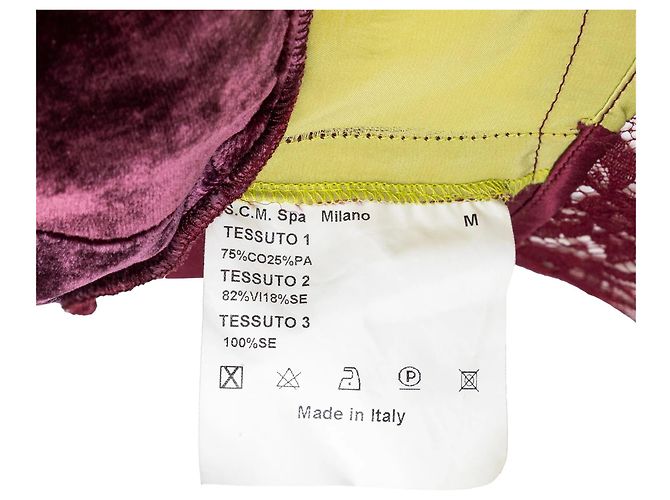 Autre Marque Top de encaje de terciopelo Geen Morgan Multicolor - vista 12