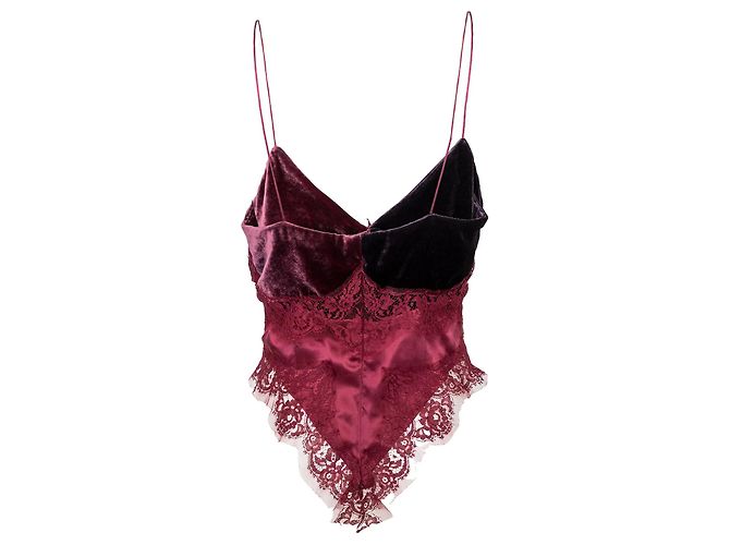 Autre Marque Top de encaje de terciopelo Geen Morgan Multicolor - vista 3