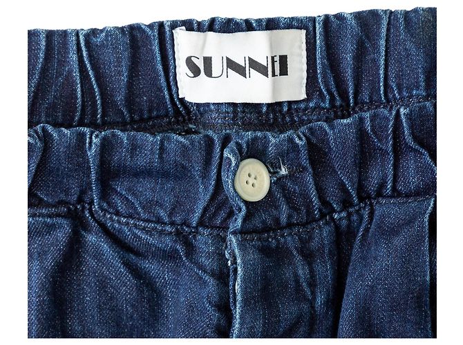 Autre Marque Pantaloni in denim Sunnei Blu - vista 7