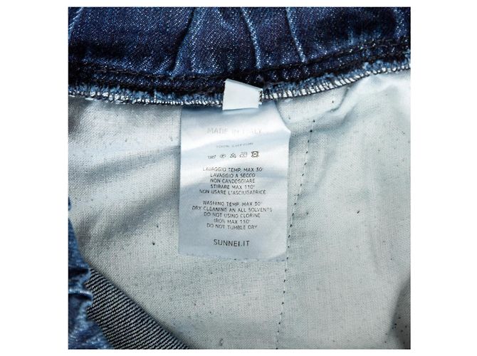 Autre Marque Pantaloni in denim Sunnei Blu - vista 8