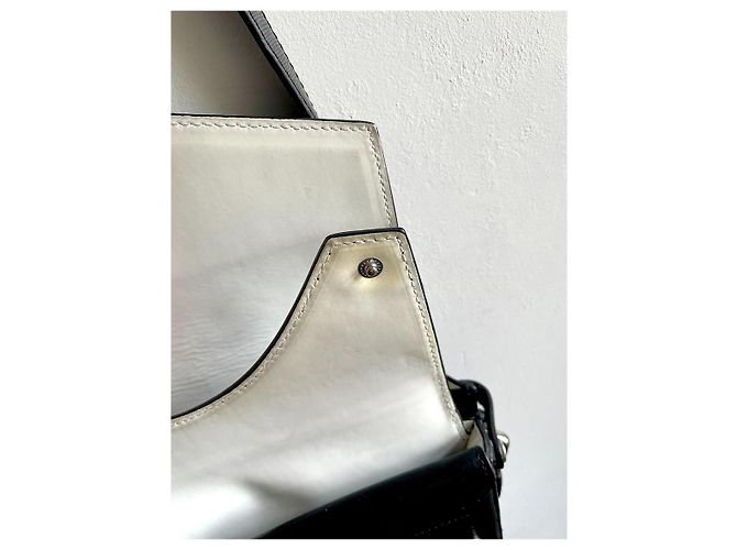 Borsa a mano Alexander Wang Tri-fold in pelle nera Nero - vista 11