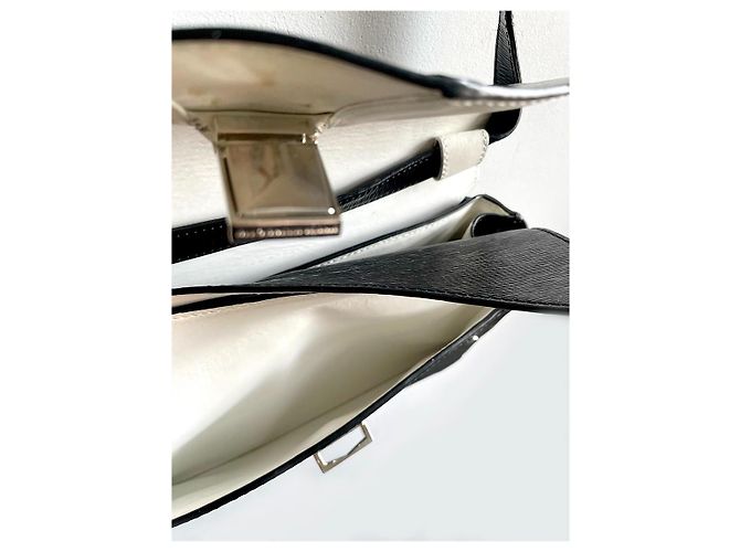 Borsa a mano Alexander Wang Tri-fold in pelle nera Nero - vista 13