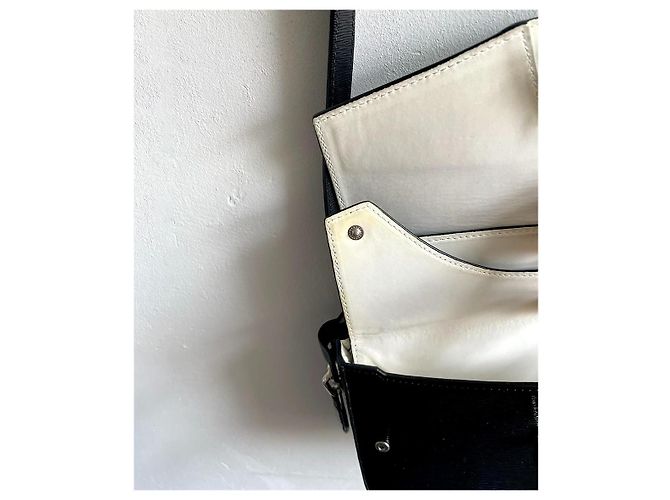 Borsa a mano Alexander Wang Tri-fold in pelle nera Nero - vista 15