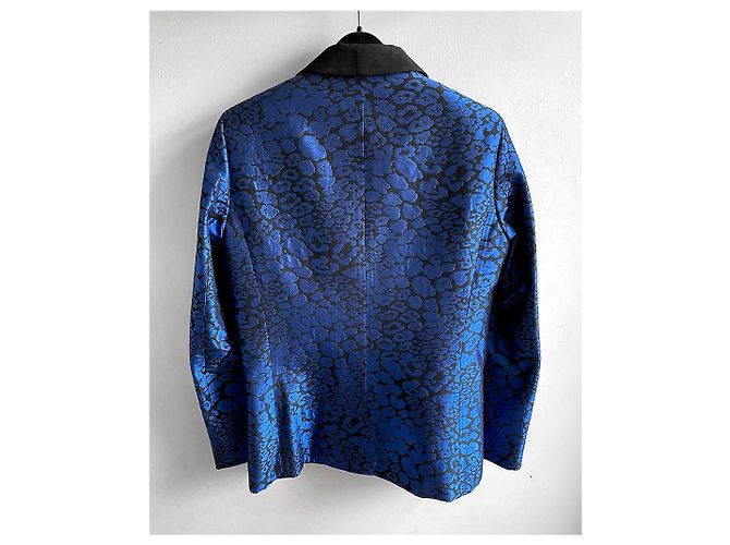 Blazer Sandro Leopardato Blu Iridescente - vista 4