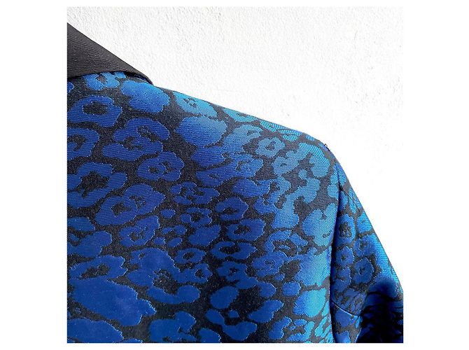 Blazer Sandro Leopardato Blu Iridescente - vista 6