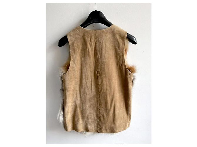 KOOKAÏ Fellweste Fuchsrot Camel Kamel - view 3