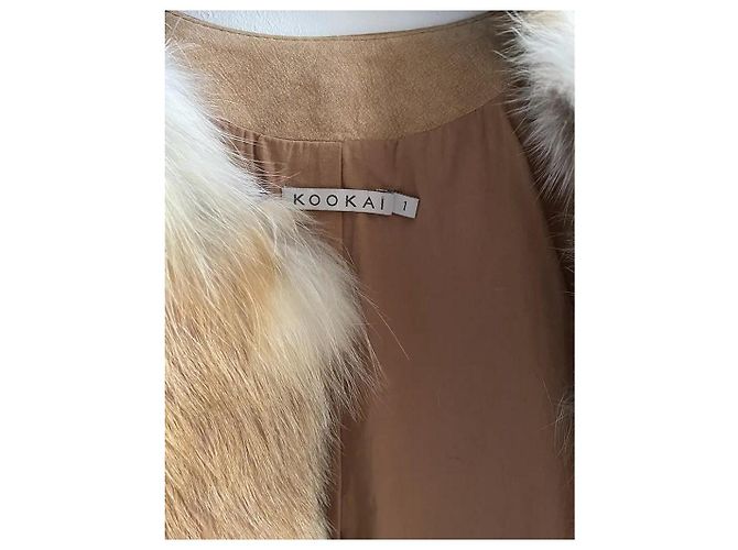 KOOKAÏ Fellweste Fuchsrot Camel Kamel - view 4