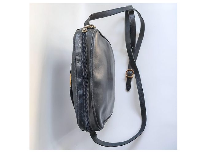 Borsa a mano Salvatore Ferragamo Vara in pelle blu navy - vista 5