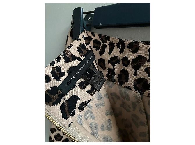 Gonna Marc by Marc Jacobs Leopardata in Cotone Stampa leopardo - vista 6