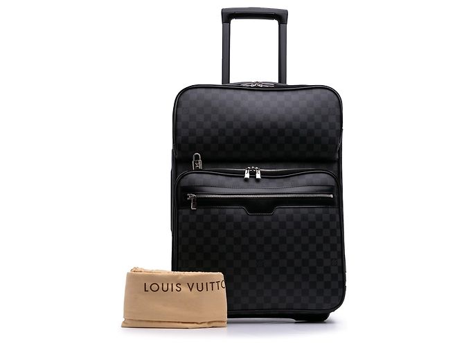 Louis Vuitton Black Damier Graphite Pegase Business 55 Nero - vista 12
