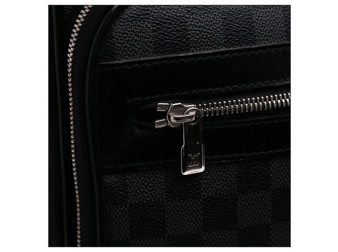 Louis Vuitton Black Damier Graphite Pegase Business 55 Nero - vista 8