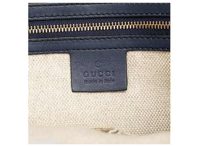 Borsa Soho piccola in vernice blu di Gucci Blu navy - vista 5
