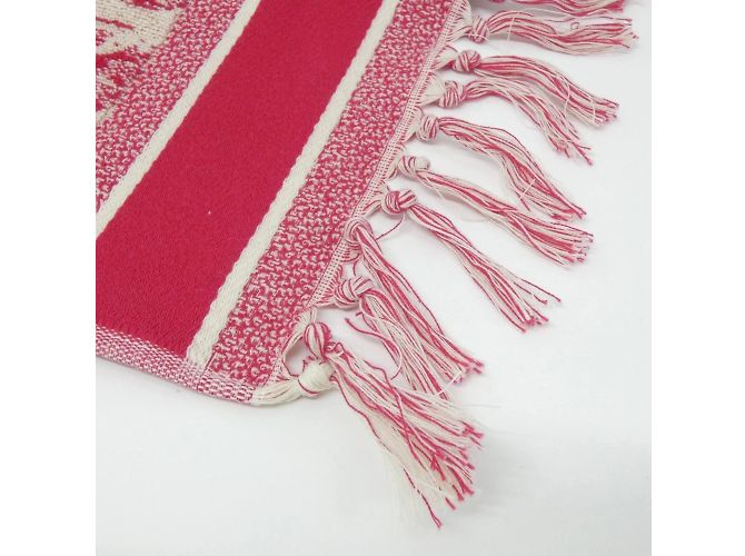 Serviette de bain Christian Dior Blanc Rouge - vue 2