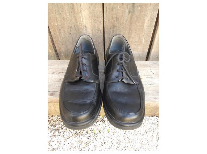 Autre Marque Derbies Mephisto in pelle nera uomo Nero - vista 5