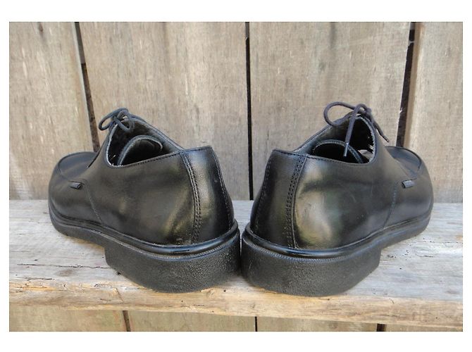 Autre Marque Derbies Mephisto in pelle nera uomo Nero - vista 6