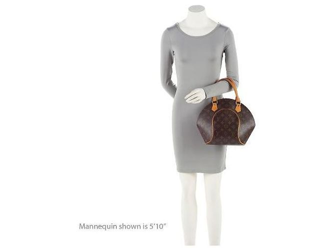 Louis Vuitton Vintage Monogramm Canvas Ellipse PM Handtasche Braun - Ansicht 2