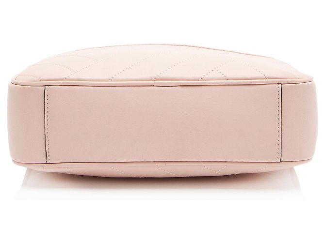 Borsa a tracolla in pelle Chevron Alexa Stitch di Tory Burch Rosa - vista 4