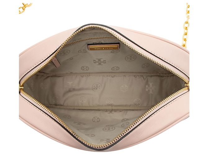 Borsa a tracolla in pelle Chevron Alexa Stitch di Tory Burch Rosa - vista 6