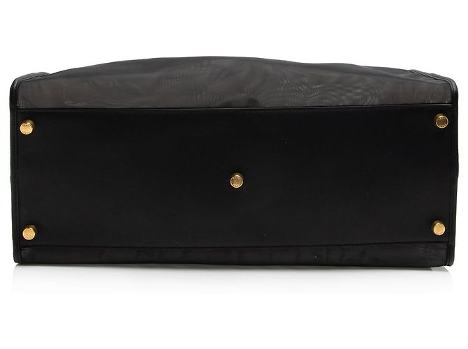 Fendi Mesh Karligraphy Duffle Schwarz - Ansicht 4