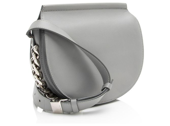 Mini bolsa Infinity de piel de ternera Givenchy Gris - vista 2