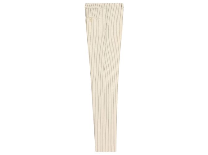 Céline Pantaloni a righe in lana Celine - vista 4