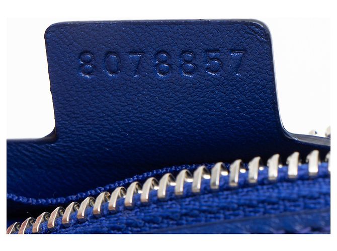 Borsa a spalla mini in pelle Burberry Shield Blu - vista 6