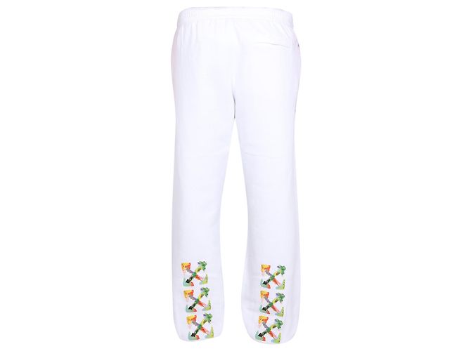 Off White Pantalones de chándal de algodón con logo Off-White - vista 3