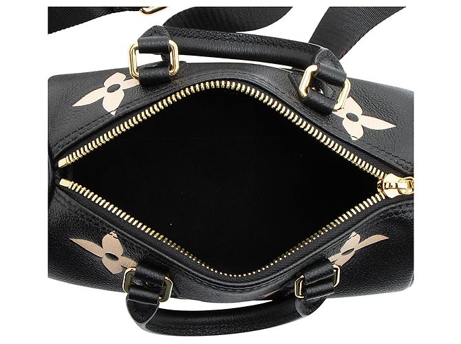 Papillon BB Handtasche aus bicolor Empreinte Leder mit Giant Monogram von Louis Vuitton Braun Beige - Ansicht 5