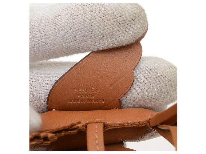 Handtaschenanhänger Hermès Rodeo Pegasus PM Braun - Ansicht 3