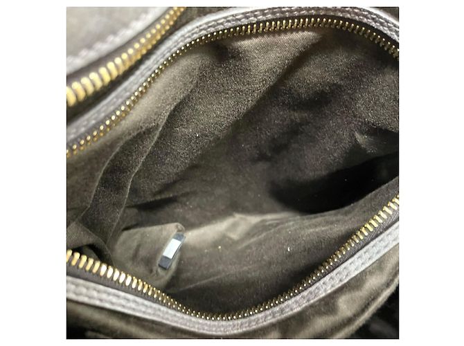 Bolsa de couro cinza Miu Miu - vista 16