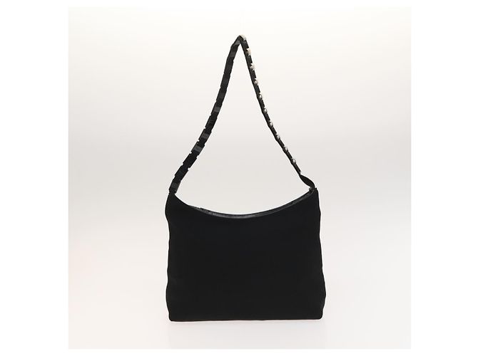 Borsa Salvatore Ferragamo in pelle tela 2 pezzi nero argento giallo Auth bs26749 - vista 2